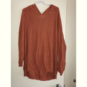 Hooded Sweater Pullover Torrid Size 3 Burnt Orange